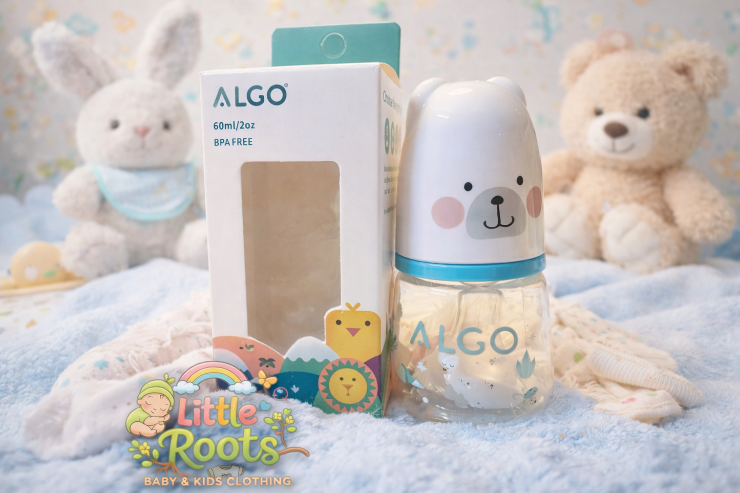 🍼 ALGO Plastic Baby Feeder – BPA Free (60ml / 2oz)