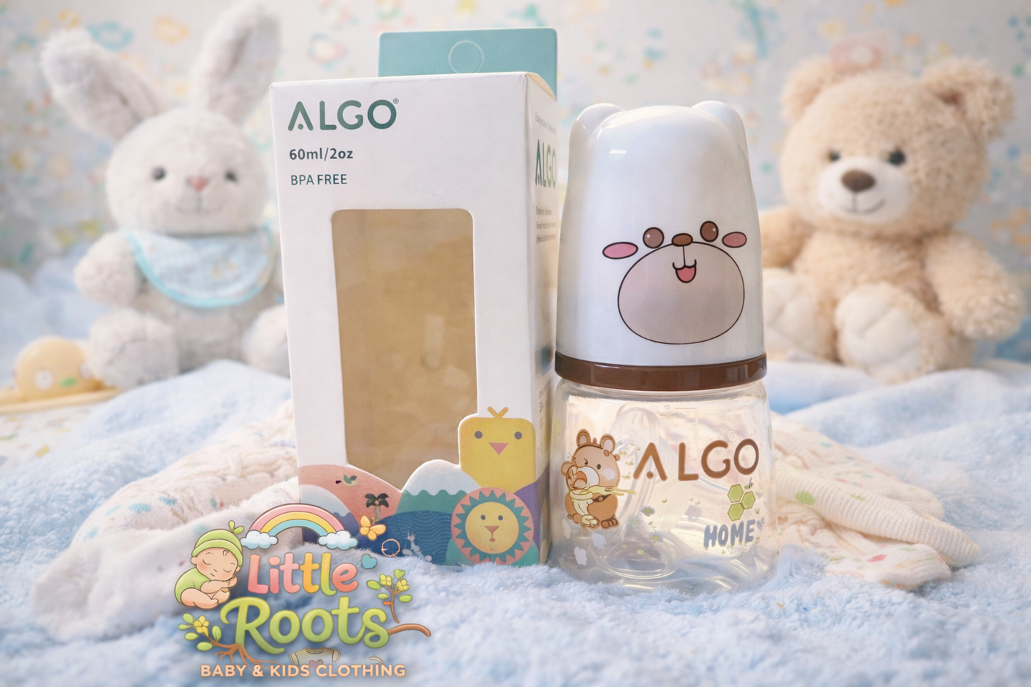 🍼 ALGO Plastic Baby Feeder – BPA Free (60ml / 2oz)