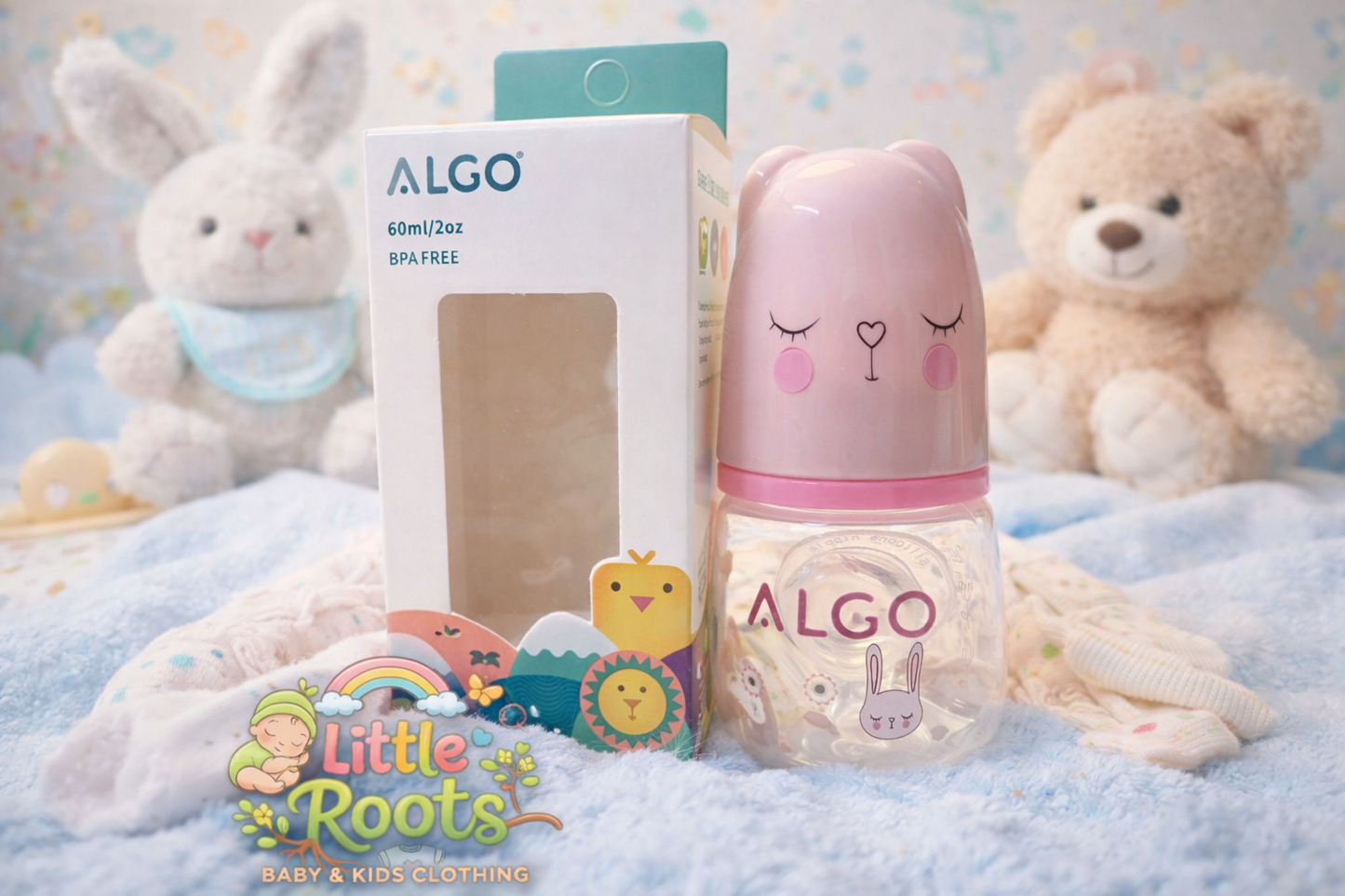 🍼 ALGO Plastic Baby Feeder – BPA Free (60ml / 2oz)