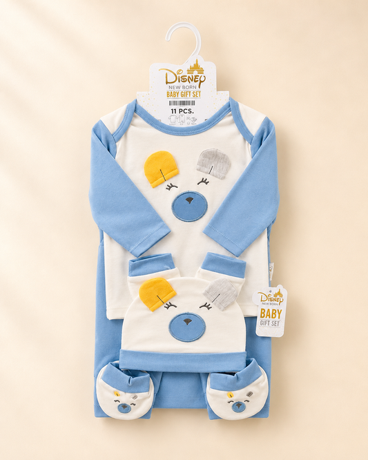 Imported Newborn Baby 11-Piece Starter Set | Soft Cotton Gift Set