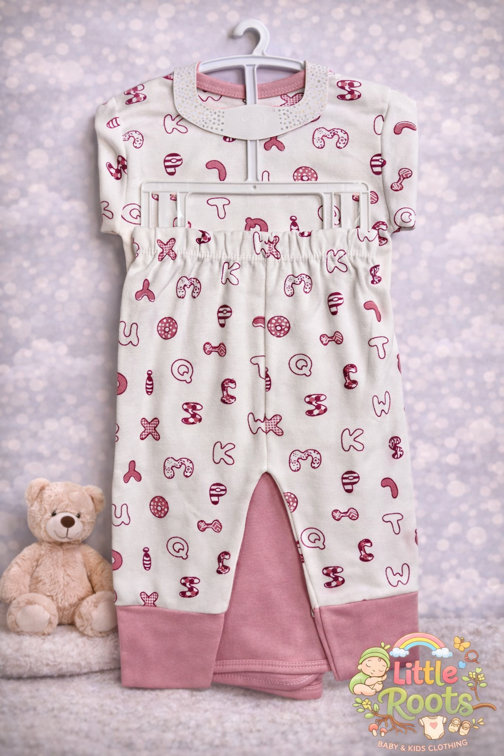 Pink Disney New-born Baby Gift Set – 7 Pcs (Soft Cotton)