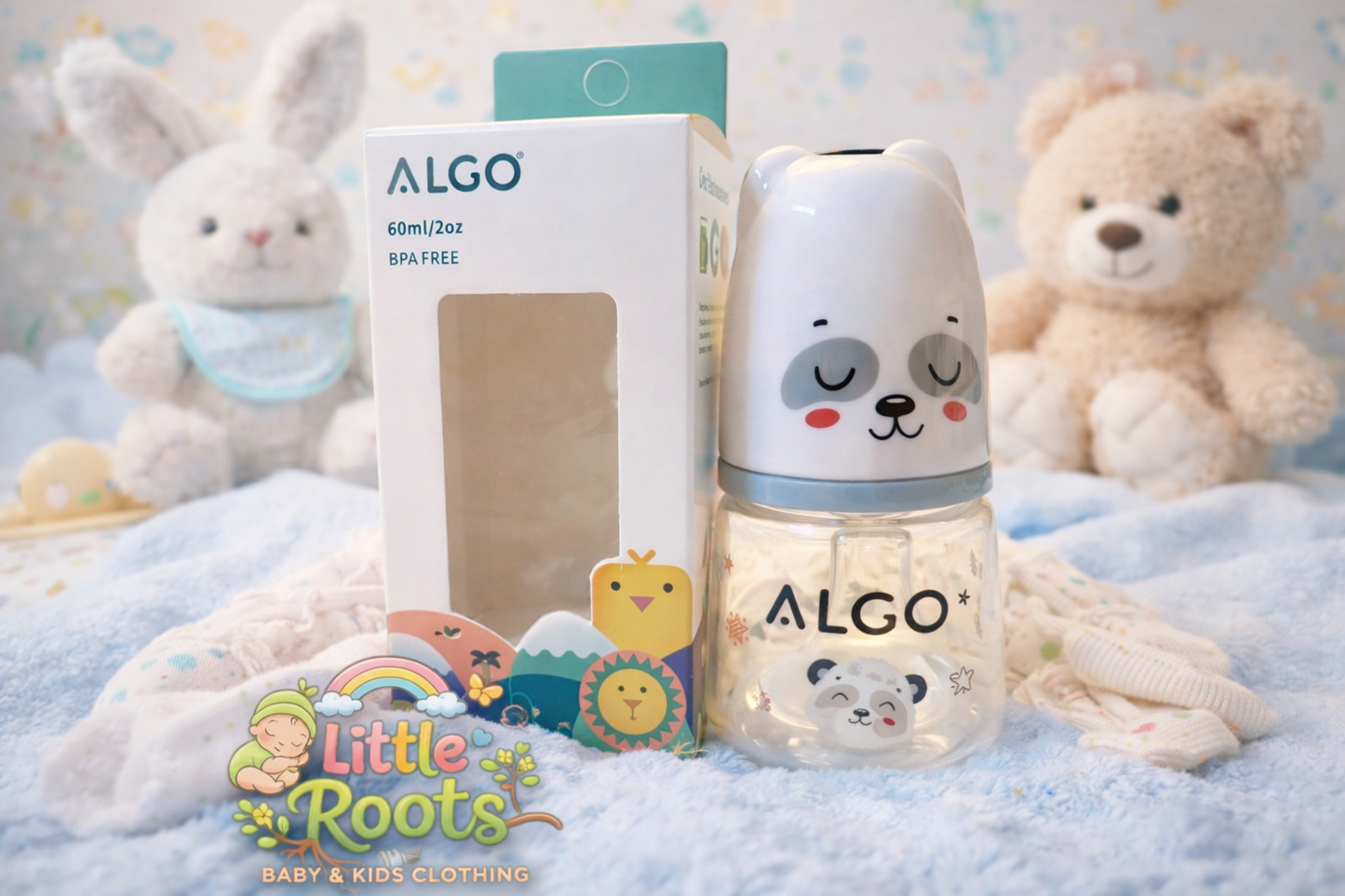 🍼 ALGO Plastic Baby Feeder – BPA Free (60ml / 2oz)