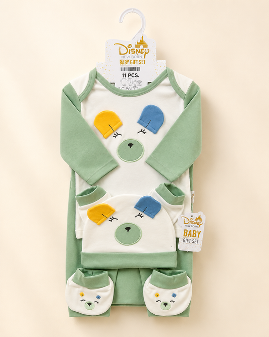 Imported Newborn Baby 11-Piece Starter Set | Soft Cotton Gift Set
