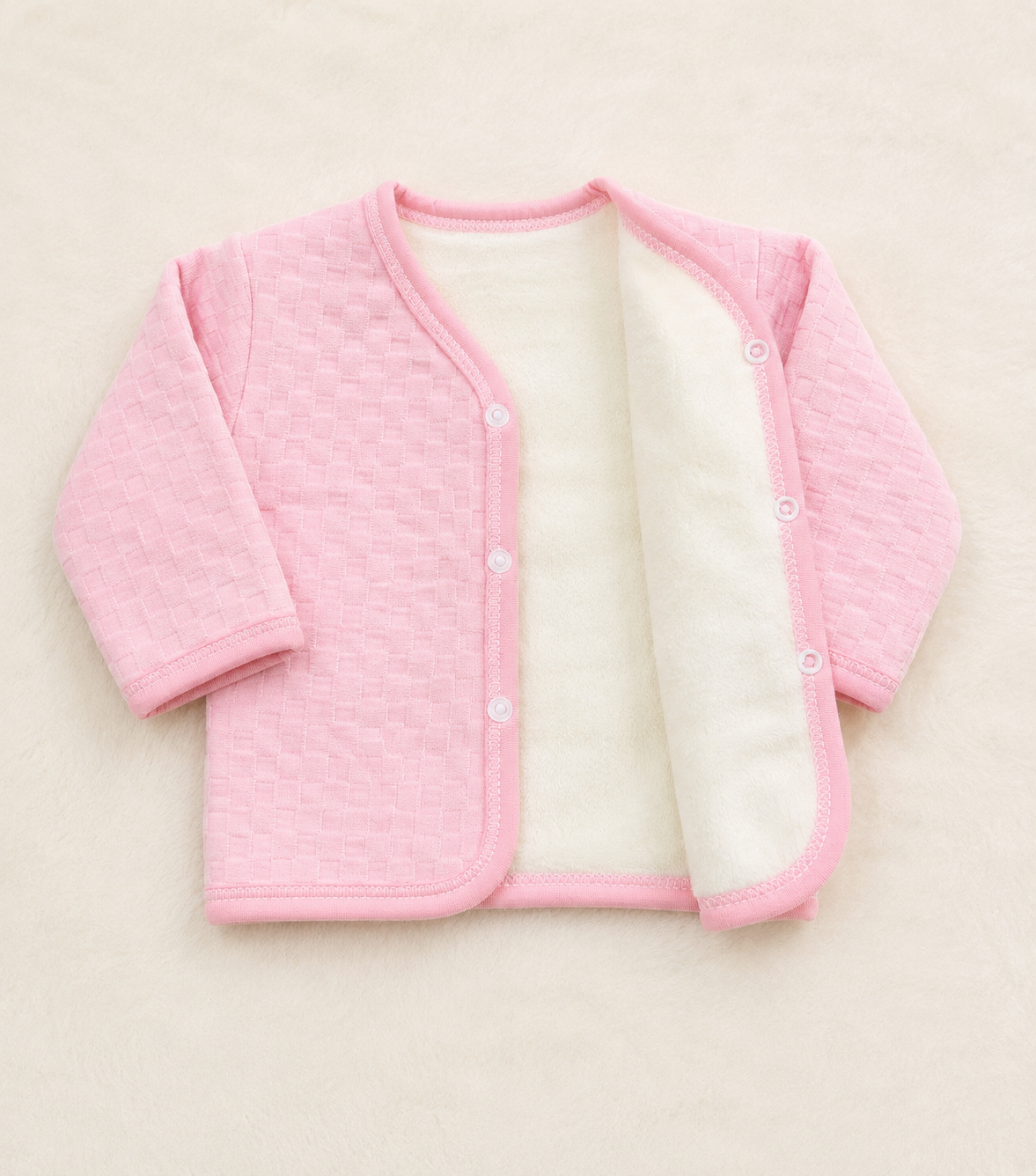 Imported 5-Piece Newborn Winter Set with Towel Lining | 0-3 Months