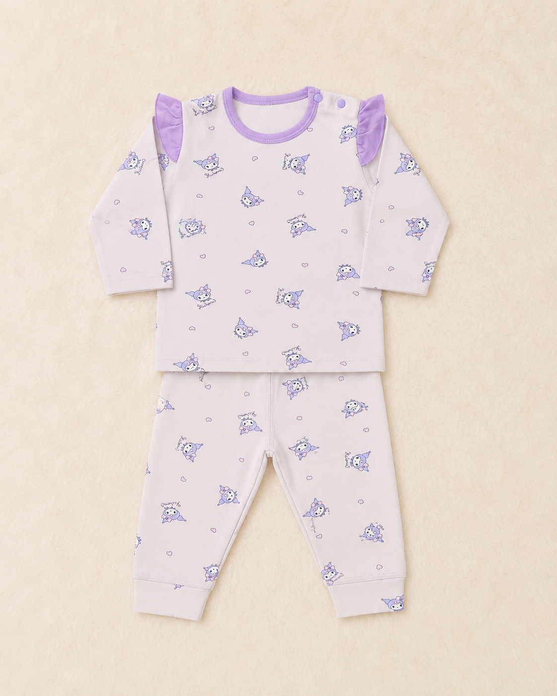 Baby Girl 2 Piece Full Sleeve Suit | 3–12 Months | LittleRoots Pakistan