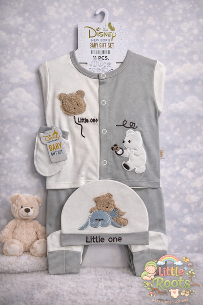Disney Newborn 11-Piece Gift Set – Soft Cotton Essentials