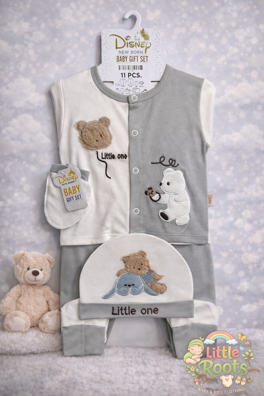 Disney Newborn 11-Piece Gift Set – Soft Cotton Essentials