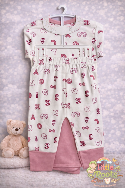 Pink Disney New-born Baby Gift Set – 7 Pcs (Soft Cotton)