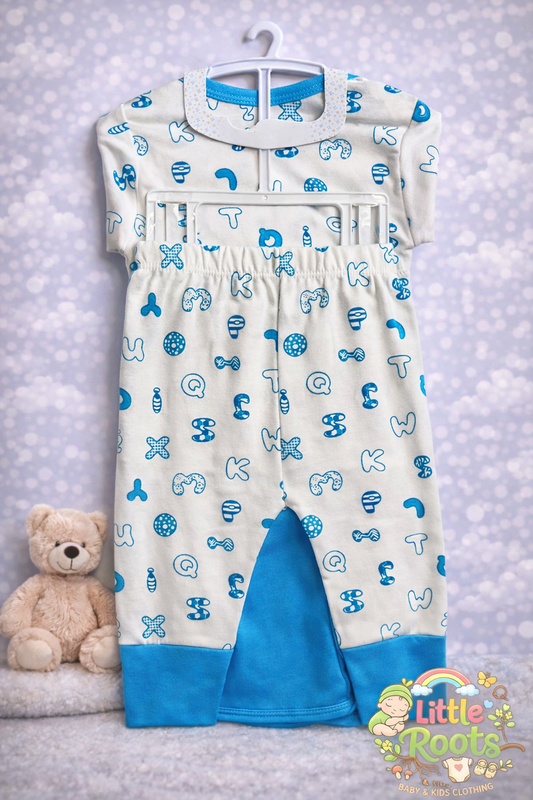 Baby Blue Disney New-born Baby Gift Set – 7 Pcs (Soft Cotton)