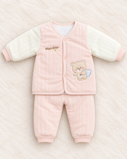 Imported Warm Quilted Baby Shirt & Trouser Set – MagicBear