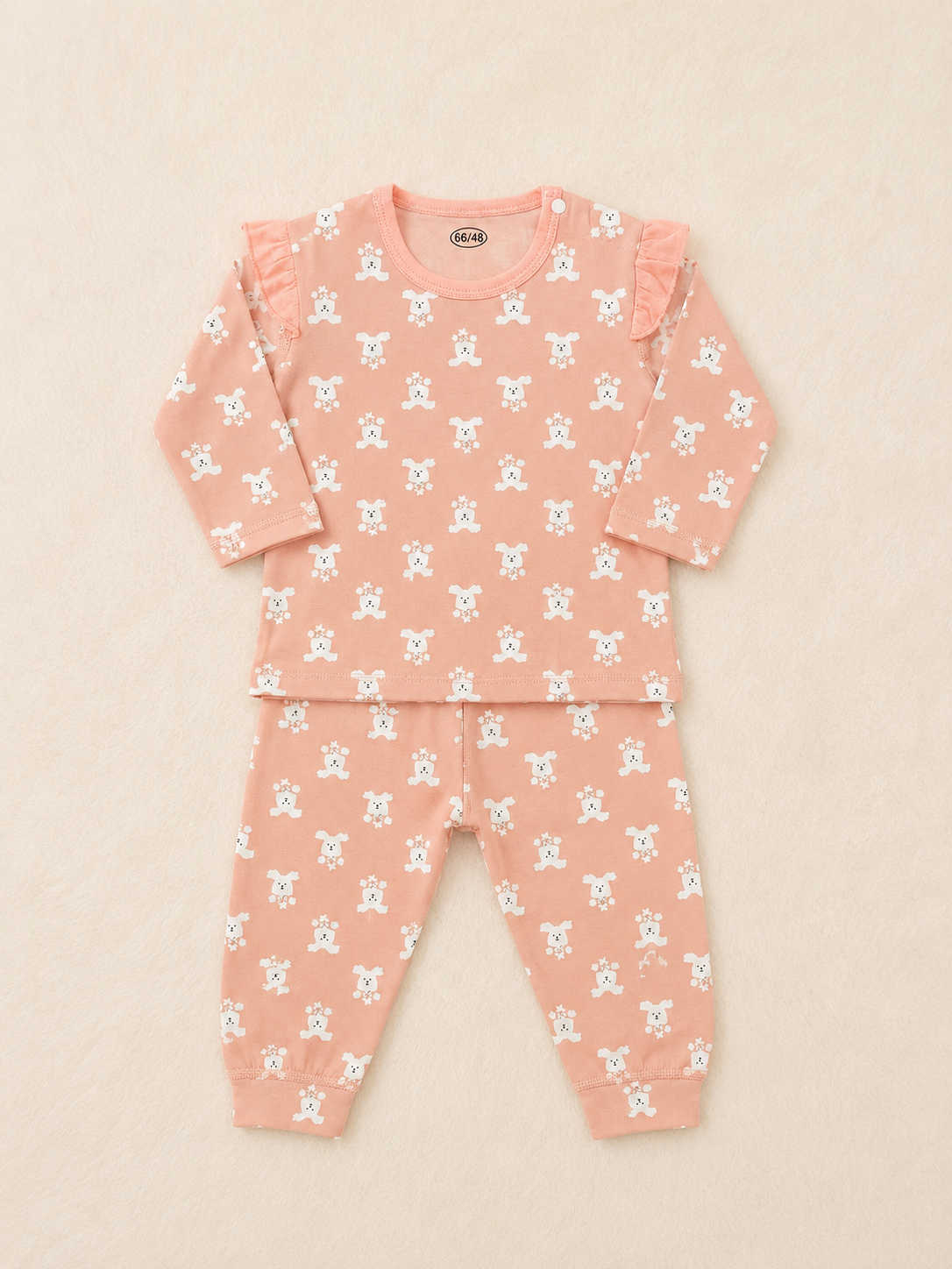 Baby Girl 2 Piece Full Sleeve Cotton Suit | 3–12 Months | LittleRoots Pakistan