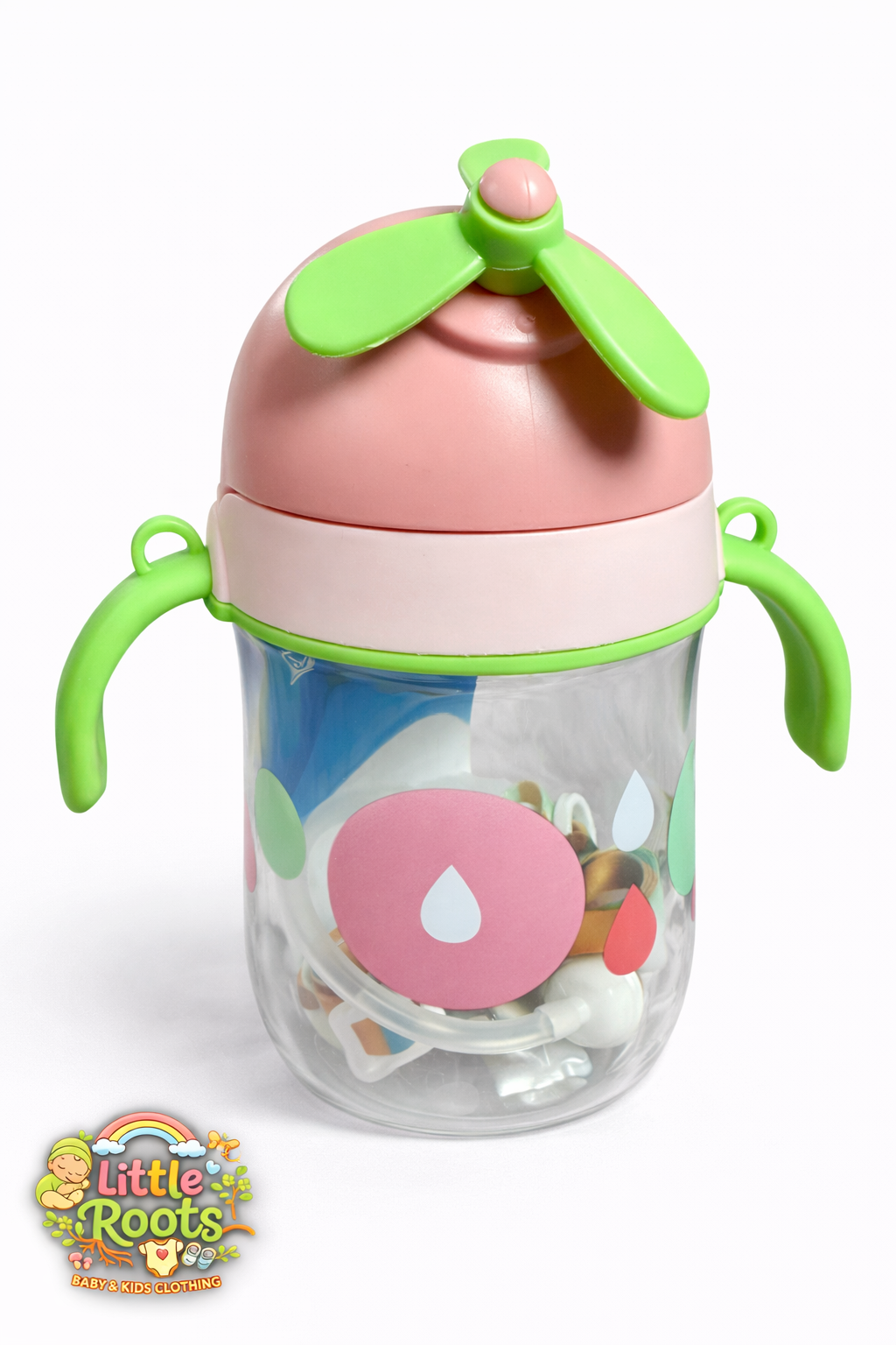 Kids Helicopter Sipper Bottle | BPA-Free Straw Cup for Toddlers & Kids