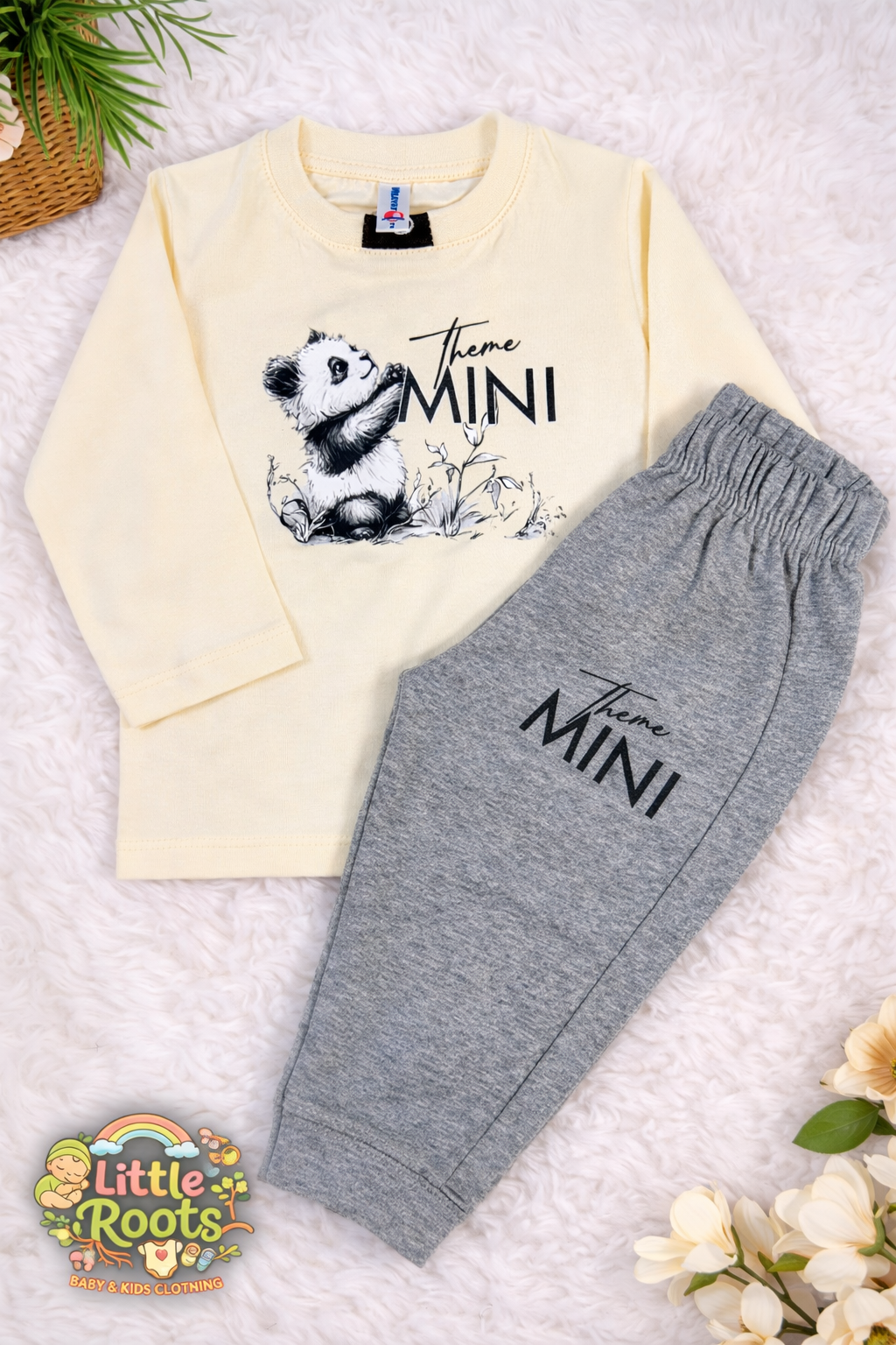 Baby Boy Theme Mini T-Shirt & Trouser Set