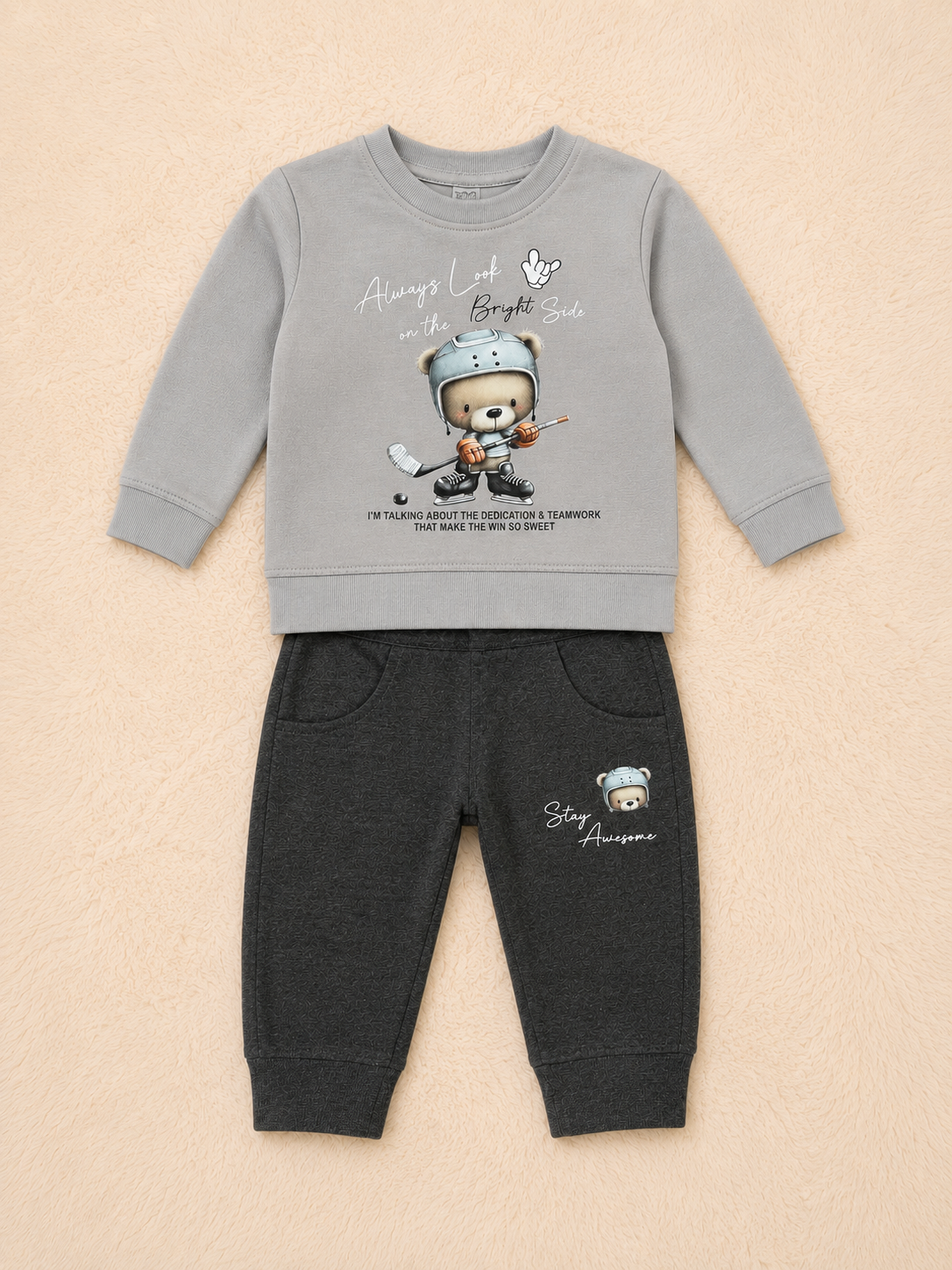 Baby Boy Cotton Blend Shirt & Trouser Set – Super Soft 2 Piece Outfit